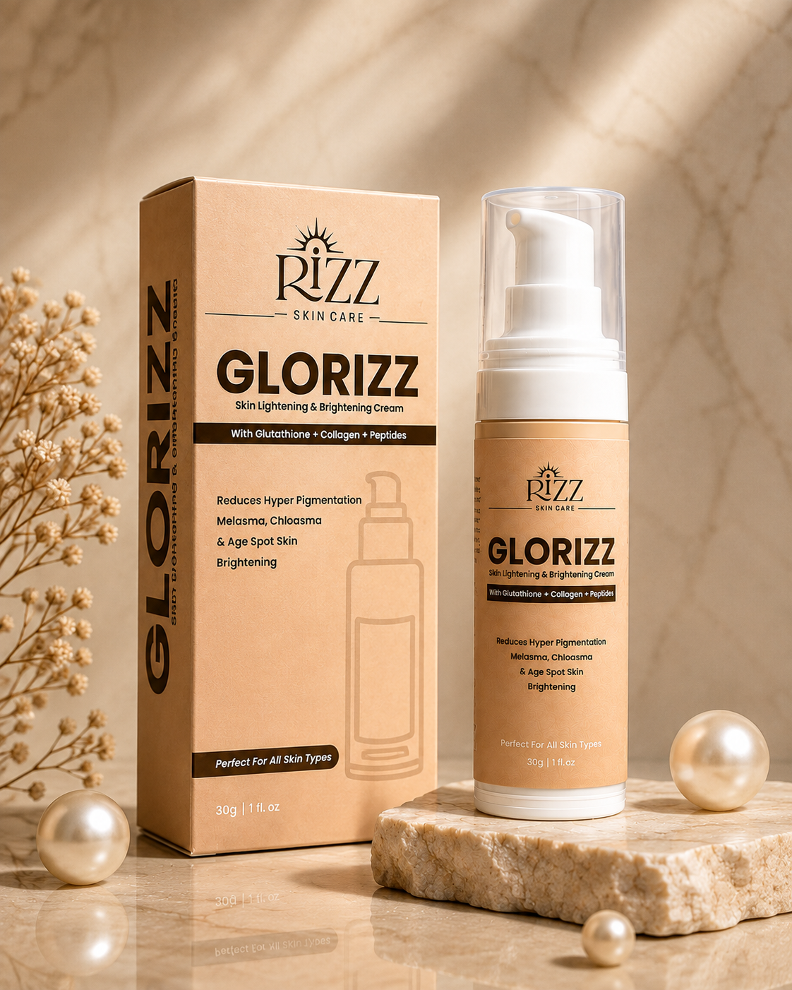 Rizz GLORIZZ Brightening Cream – 30g
