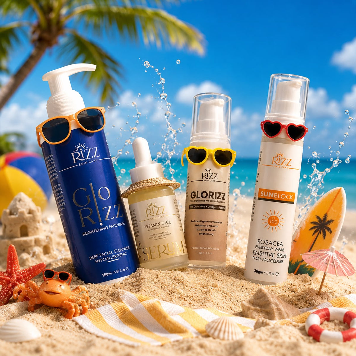Rizz Complete Skincare Bundle – 4 Product Set