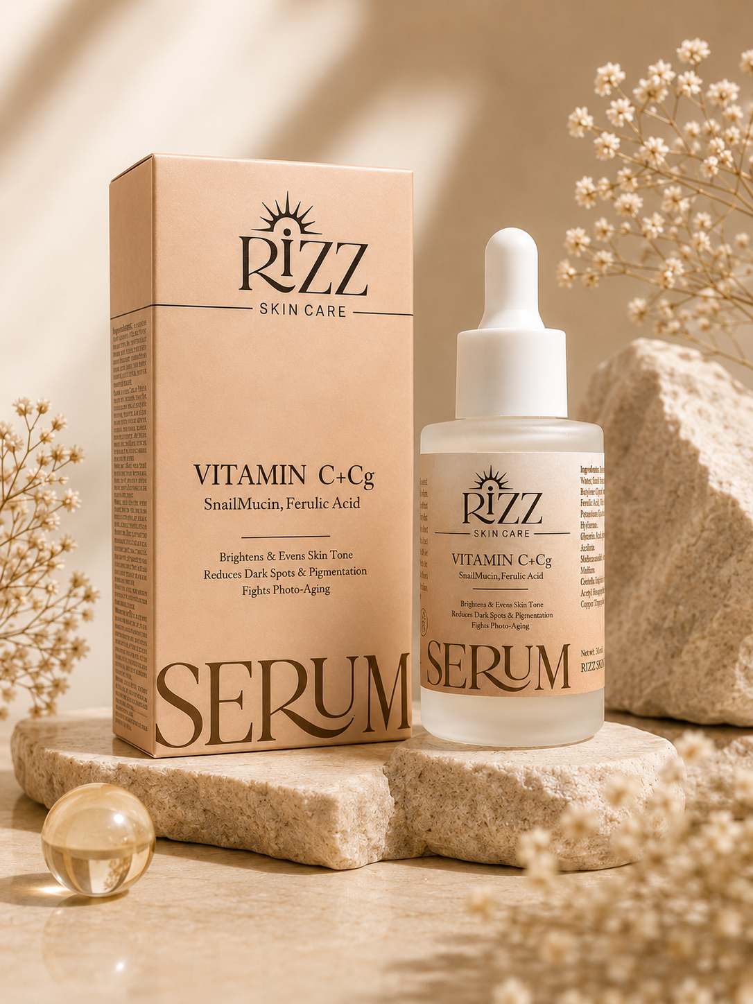 Rizz Vitamin C+Cg Serum – Brightening Serum