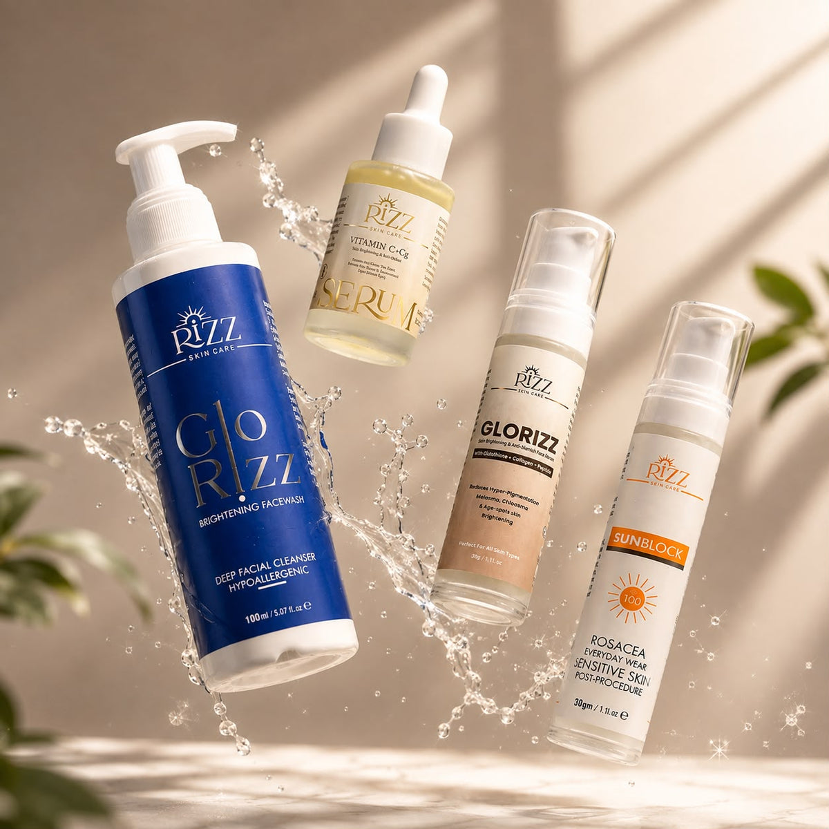 Rizz Complete Skincare Bundle – 4 Product Set