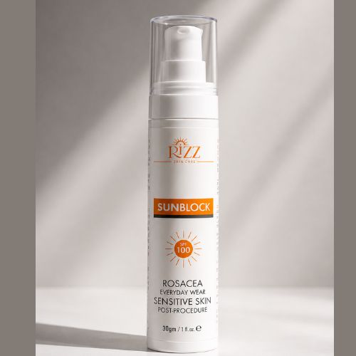 Rizz SPF 100 Sunblock for Sensitive Skin – 30ml